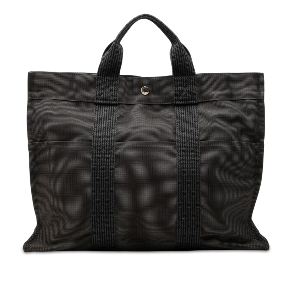 Pre-Loved Hermes Canvas Herline Mm
